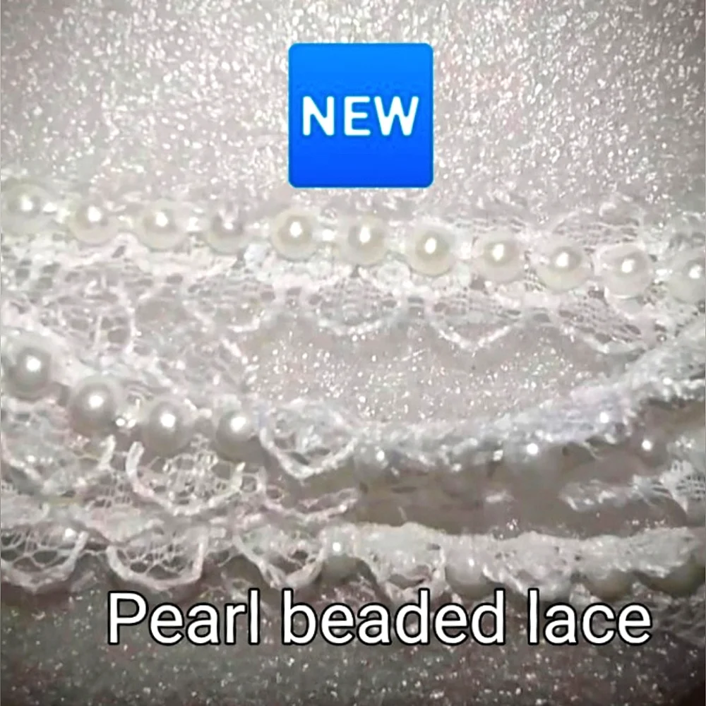 White Pearl Floral Fancy Bridal Hair Comb  New